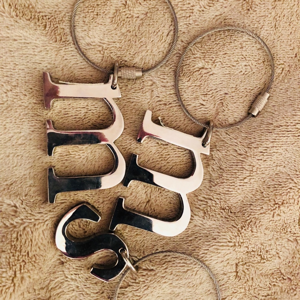 Letter keychains!